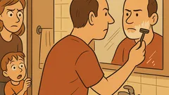 Vic: Mama, tata je opet pijan!