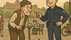 Vic: Stari seljak u Beogradu pita pandura