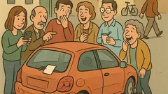 Vic: Vratio sam se do auta—poruka ispod brisača