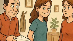 Vic: Kći nosi omotnicu mami