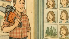 Vic: Muškarac s motornom pilom traži ženu