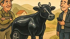 Vic: Prodajem kravu crne metalik boje