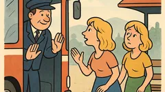 Vic: Stoje dvije plavuše na autobusnoj stanici