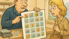 Vic: Plavuša šalje pismo s previše markica