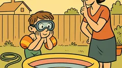 Vic: Mama, mama! Kad ćemo bazen napuniti?