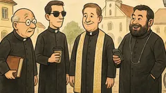 Vic: Kad se sretnu četiri svećenika...